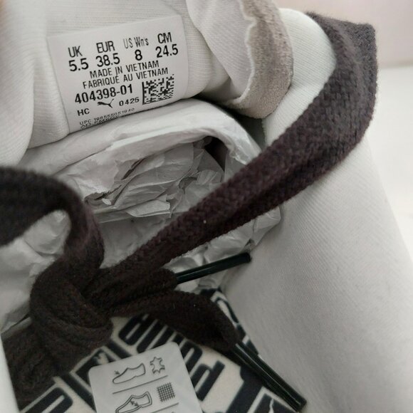 Puma Sneakers 8 Arizona Speedcat Zebra Stripes Black White Retro Pony Hair NEW - Picture 5 of 10